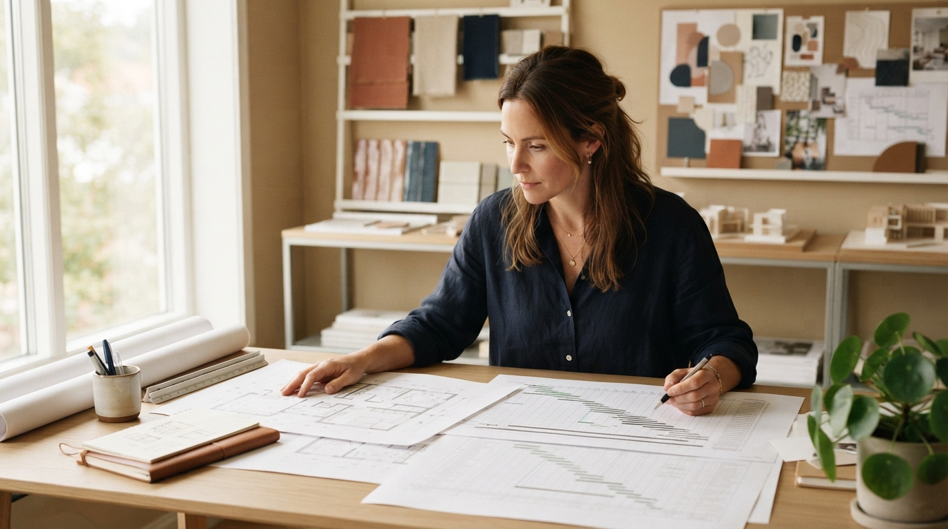 Como abrir um estúdio de design de interiores residencial